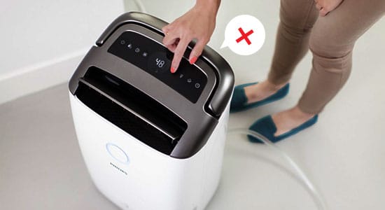 3. Don't Run your Dehumidifier When Humidity Levels are Lower Than 50 Percent.