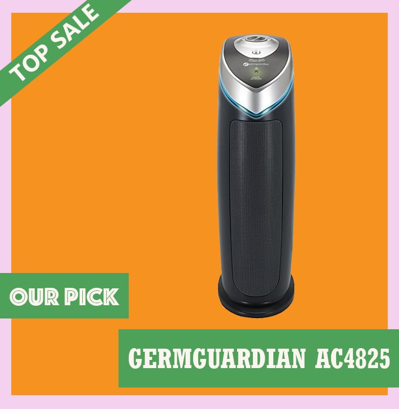 GermGuardian AC4825 3-in-1 Air Cleaning System with True HEPA Filter