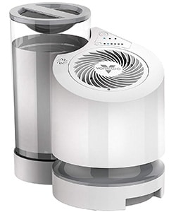 evaporative humidifier: It can effectively cover a large area 